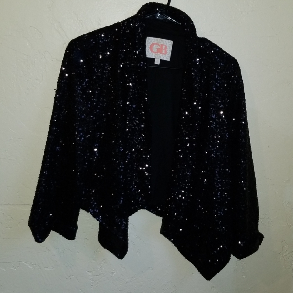 Sparkling Black Blazer